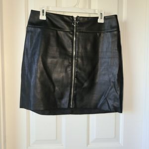 Express leather miniskirt size 10